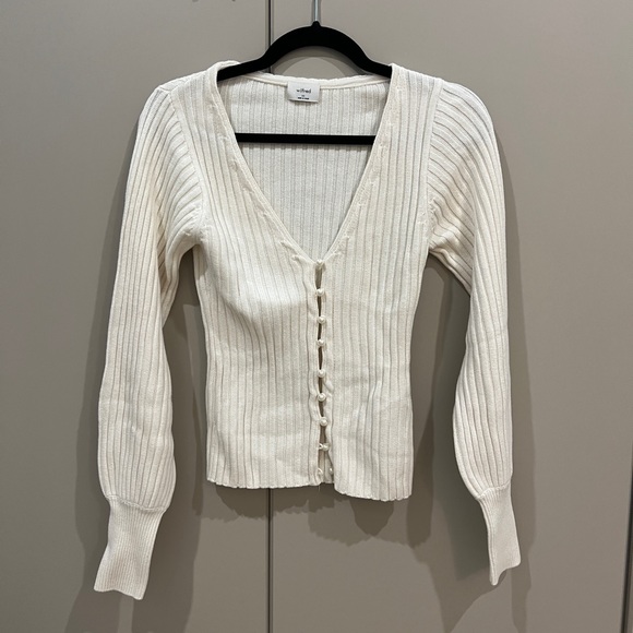 Wilfred pearl cardigan white xs - Picture 2 of 7